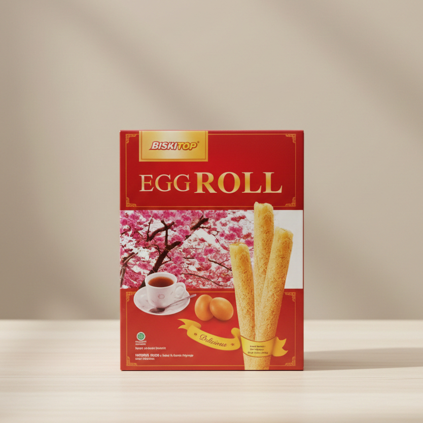 Biscuit Egg Roll 86gr / Biskitop Egg Roll 86gr