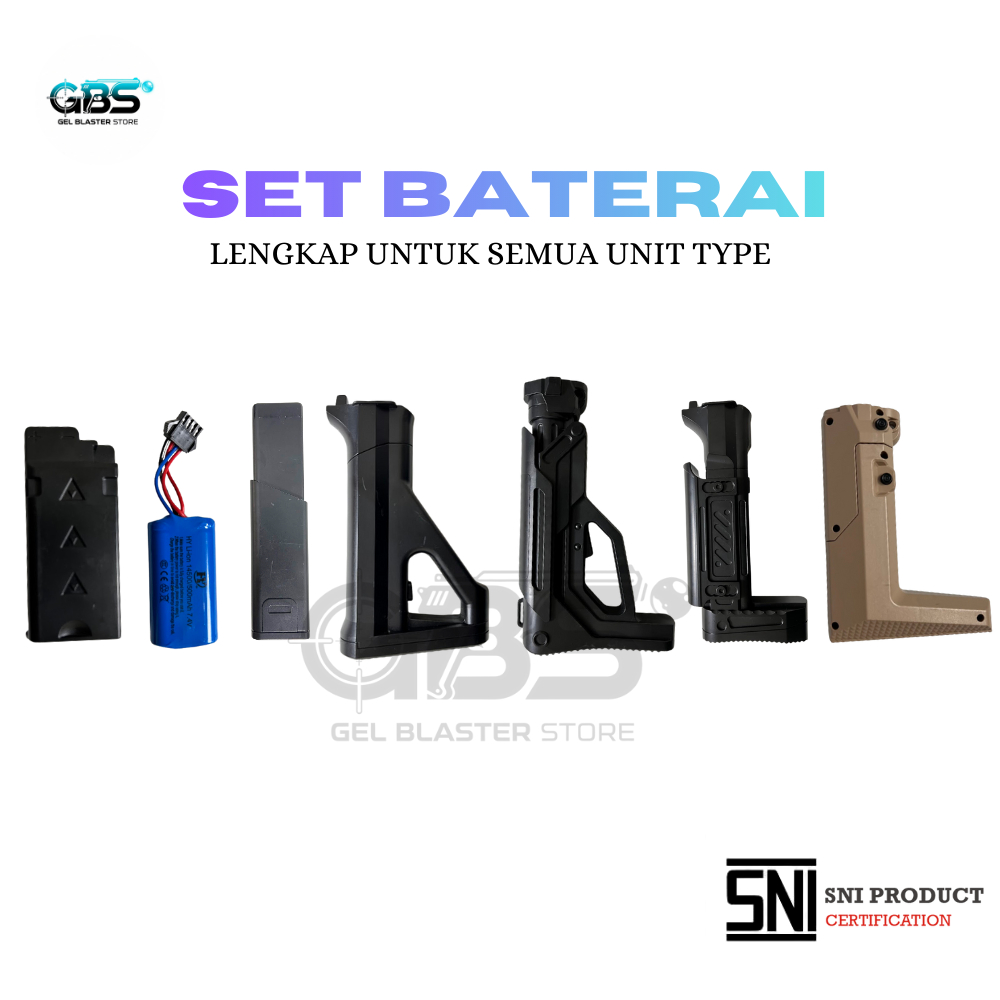 Toy Armory Baterai Cadangan P90 PDX Vector Scar G17 AK12 M416 SVD Barreta AUG Gel Blaster Watergel 7