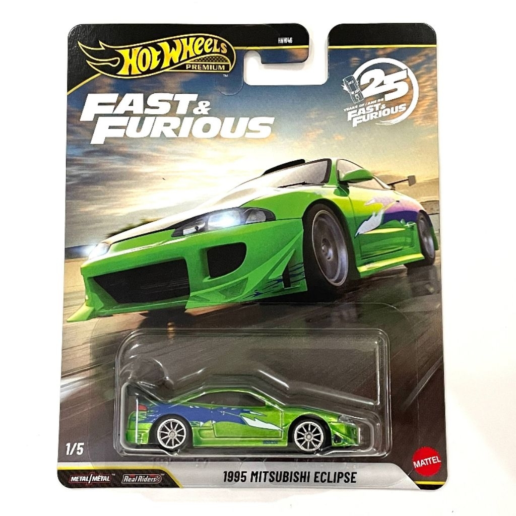 Hot Wheels Premium Fast & Furious 95 Mitsubishi Eclipse Chase