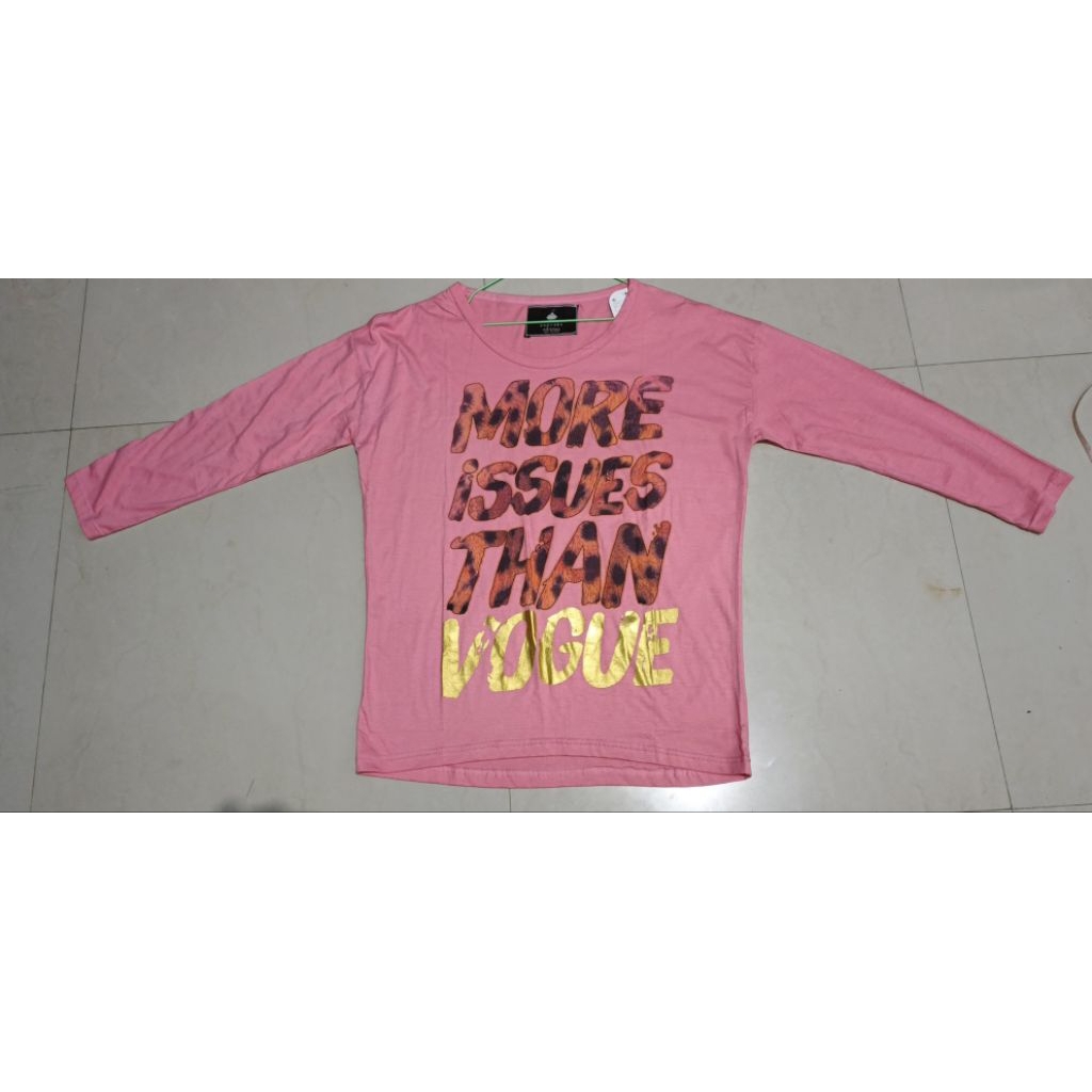 kaos lengan panjang vogue