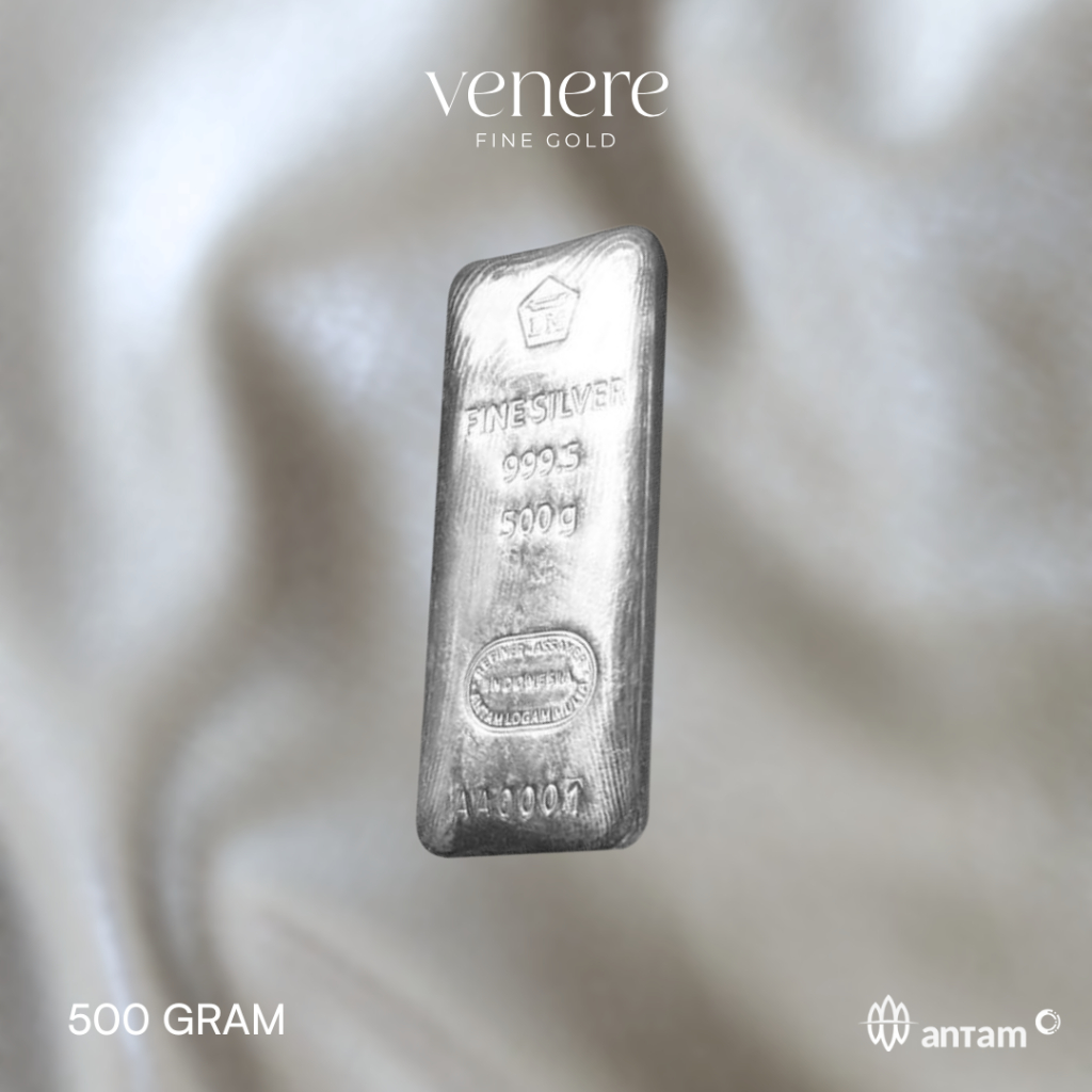 LOGAM MULIA PERAK SILVER ANTAM | Kepingan 500 gram