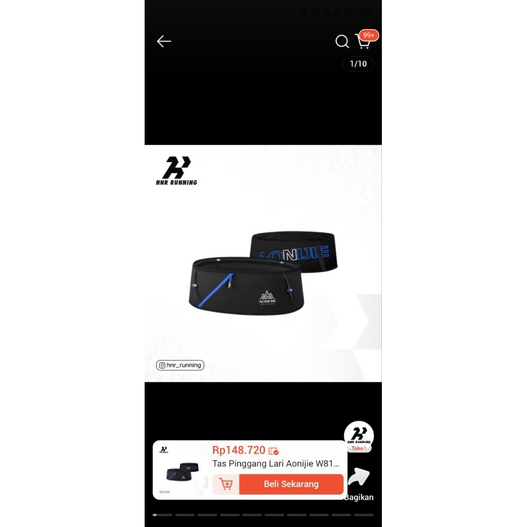 running belt aonijie