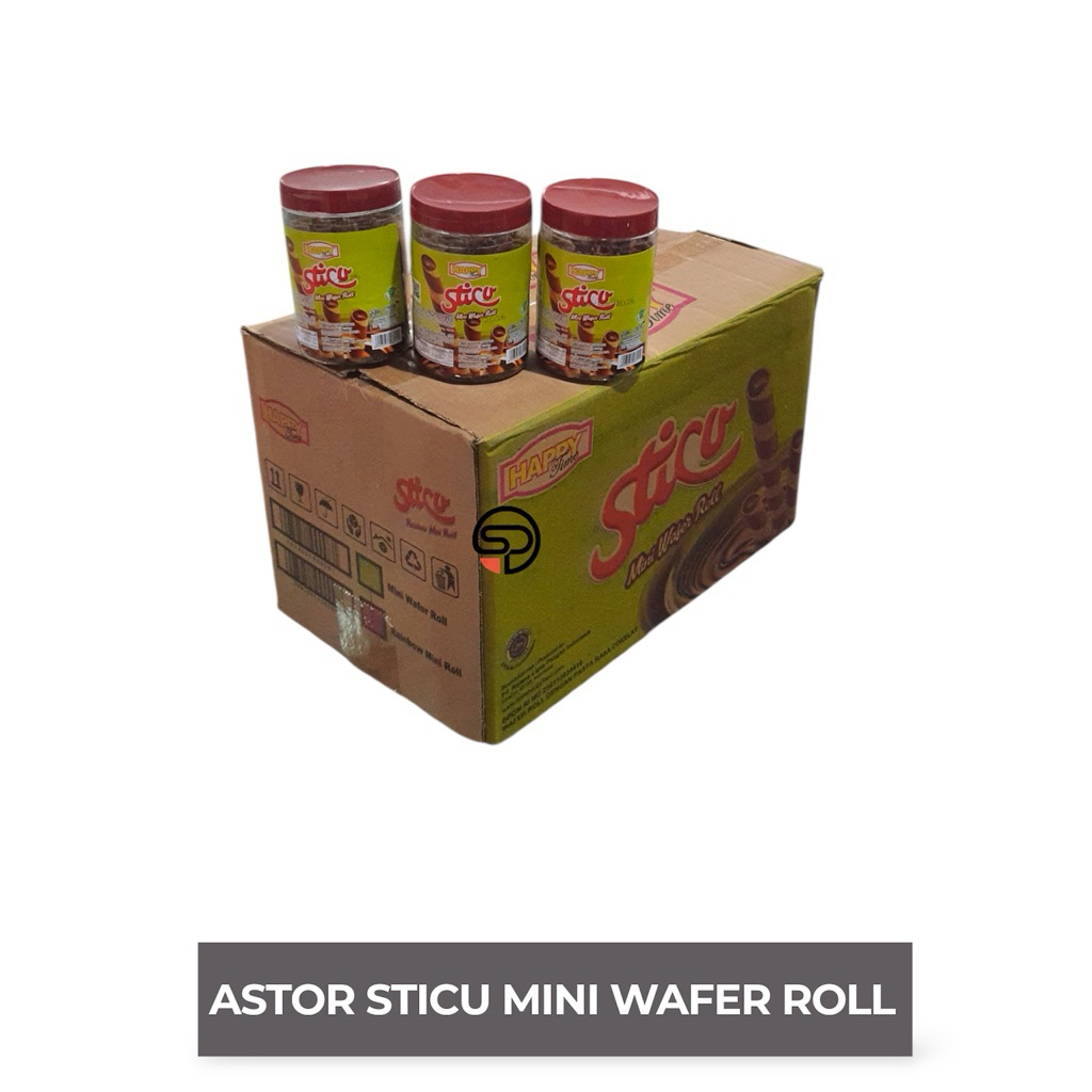 Astor Sticu Mini Wafer Roll Happy Time - 1 Dus x 30 gr