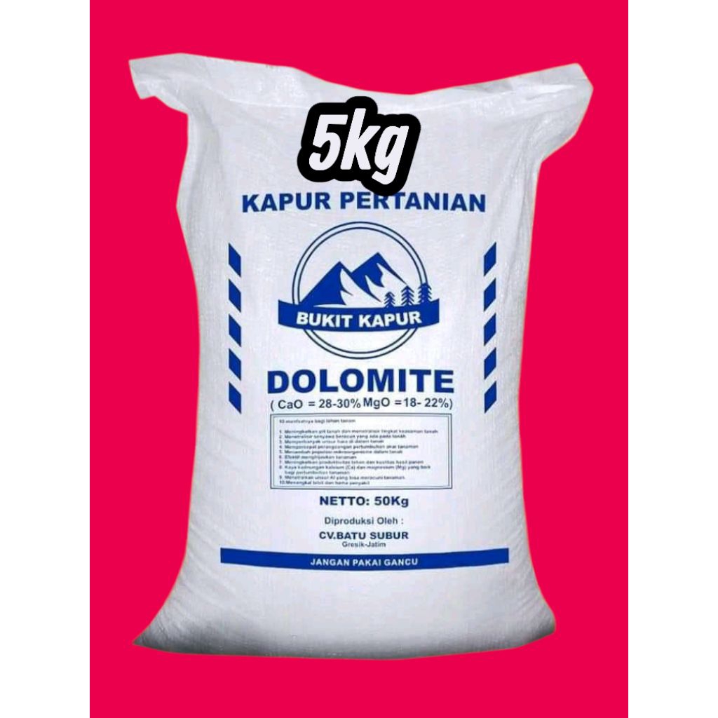Dolomit Kapur Pertanian KEBOMAS 5kg