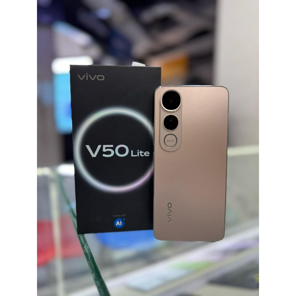 vivo v50 lite 8/256 second garansi resmi fullset