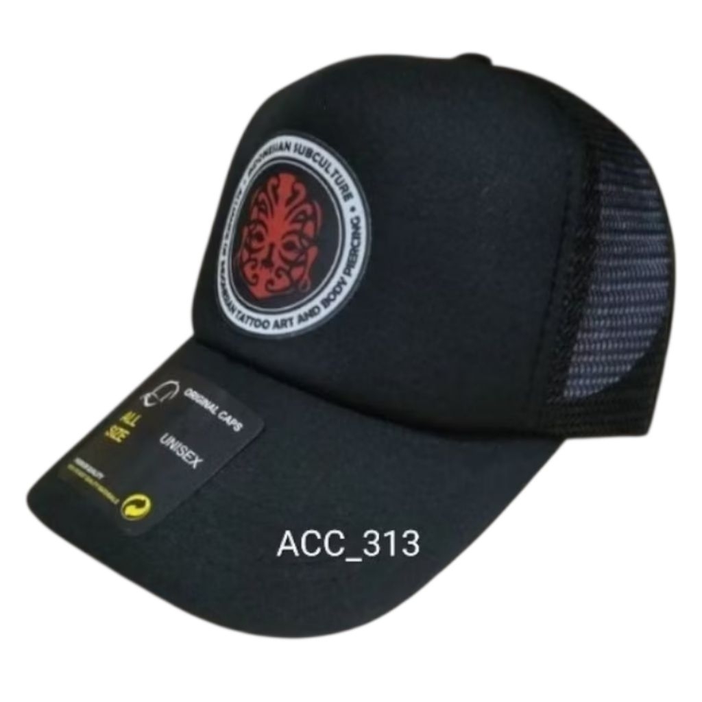 Topi trucker sablon masberto/Topi jaring masberto