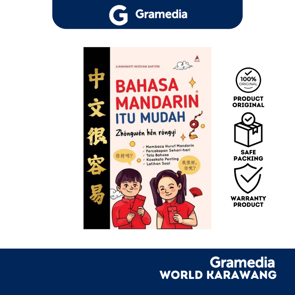 Gramedia Karawang - Buku Referensi - Bahasa Mandarin Itu Mudah - Lianawati Widyan Safitri