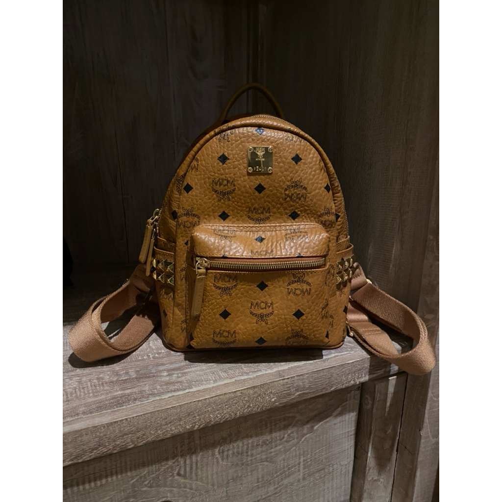 MCM Stark Side Stud Backpack