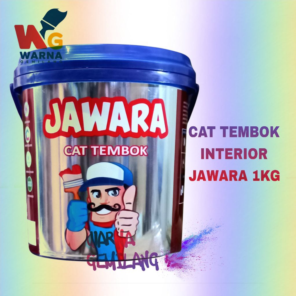 Cat Tembok Jawara Interior 1KG