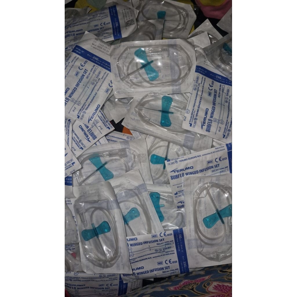 wing needle terumo 23g