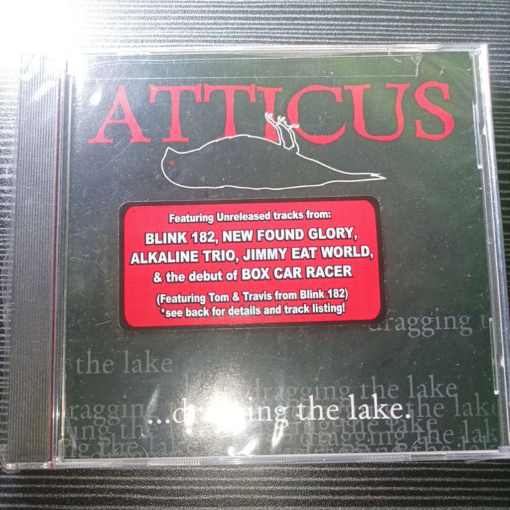 CD VARIOUS ARTISTS - ATTICUS "DRAGGING THE LAKE" / USA RELEASES / ALKALINE TRIO / BLINK 182 / NEW FO