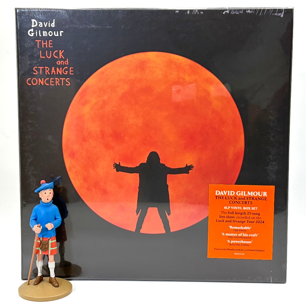 PIRINGAN HITAM / VINYL DAVID GILMOUR - THE LUCK AND STRANGE CONCERTS (4LP,BLCK,BOX SET)