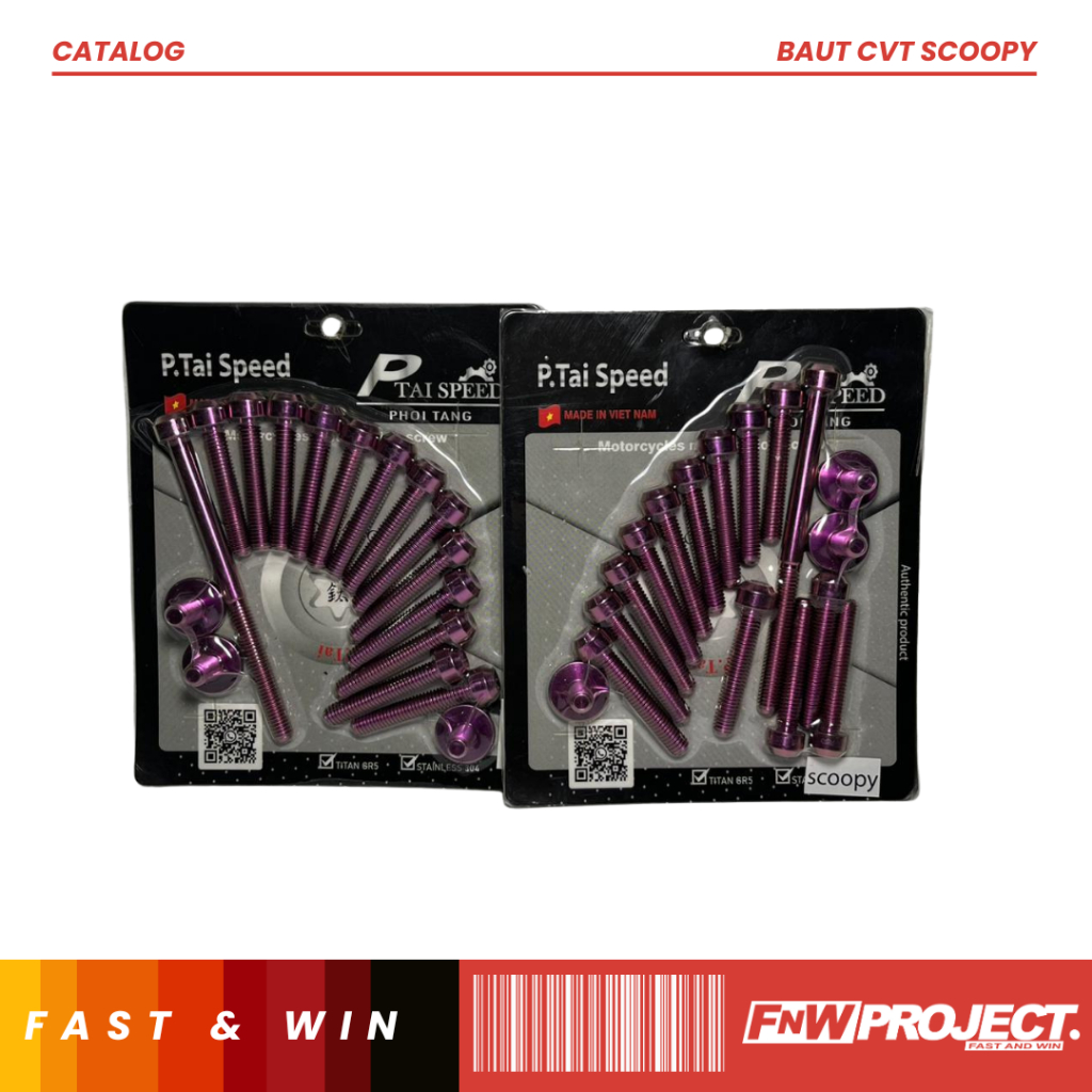 BAUT TITANIUM CVT SCOOPY SET GR5