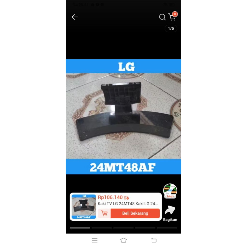 KAKI TV LG 24MT48AF