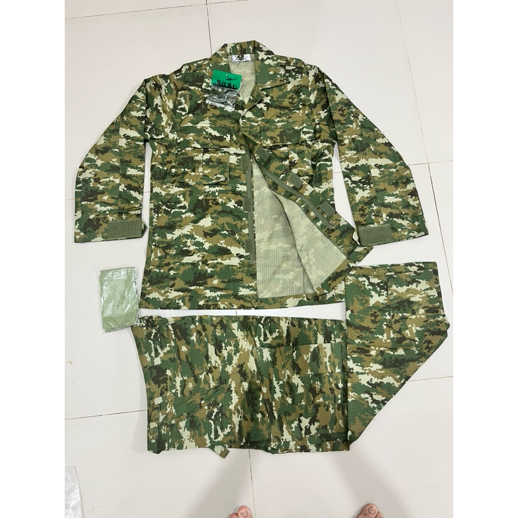 baju pdl jatah kemhan sage green / baju pdl sage green asli jatah kemhan