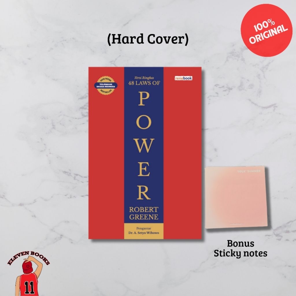 Eleven Books Buku Terjemahan Hard Cover Versi Ringkas The 48 Laws of Power - Robert Greene (Renebook
