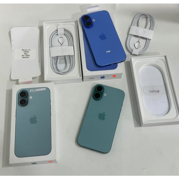 Second Original 100% Like New EX-IBOX Iphone 16 128 GB, 256 GB & 512 GB