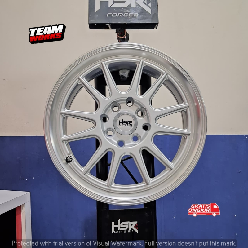 PAKETAN VELG PLUS BAN RING 15 HSR ENDE LEBAR 6,5 ET42 MOBIL BRIO AGYA AVANZA ACCORD PELEK SILVER R15