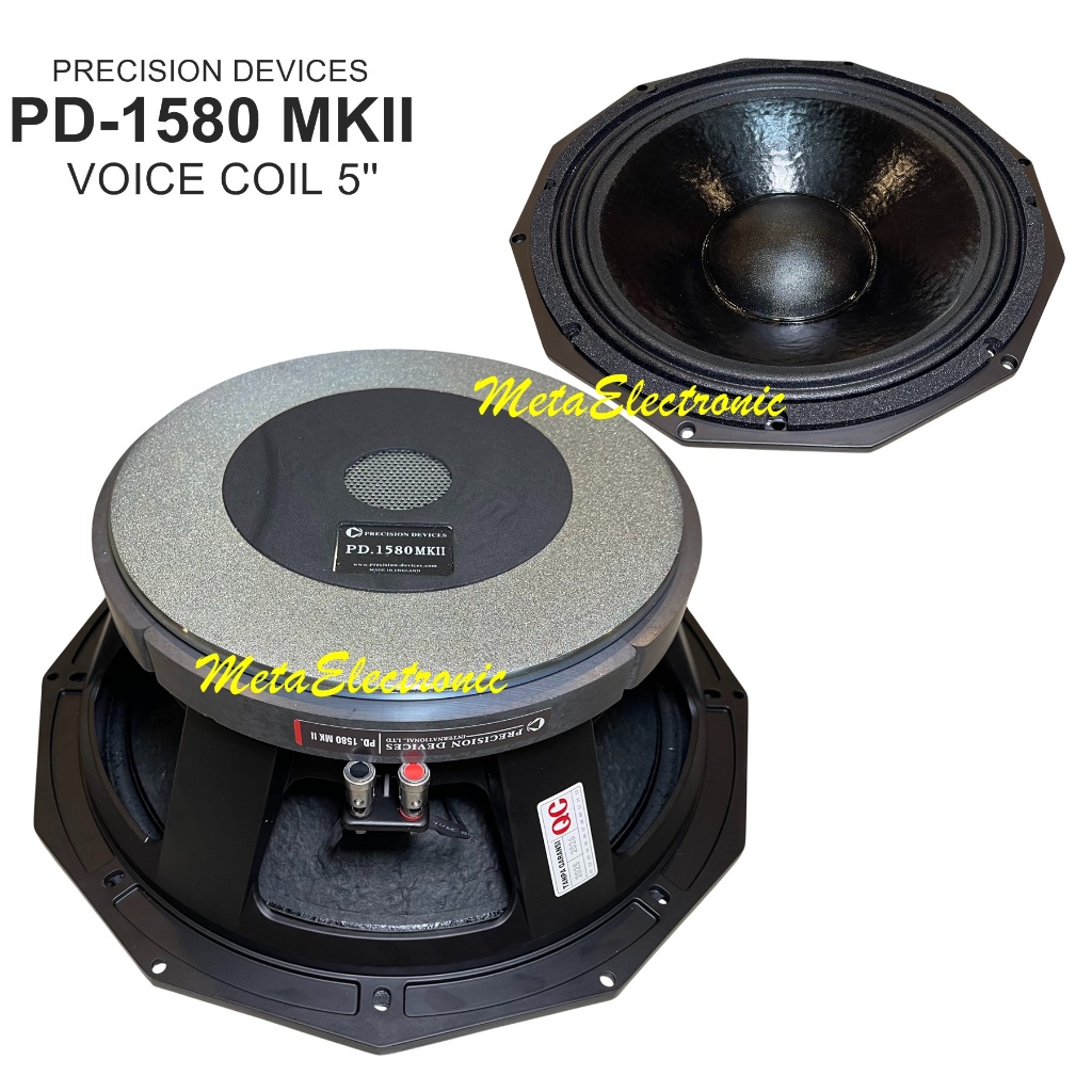 Speaker Komponen 15 Inch Coil 5" PD 1580MKII Component Subwoofer 15''