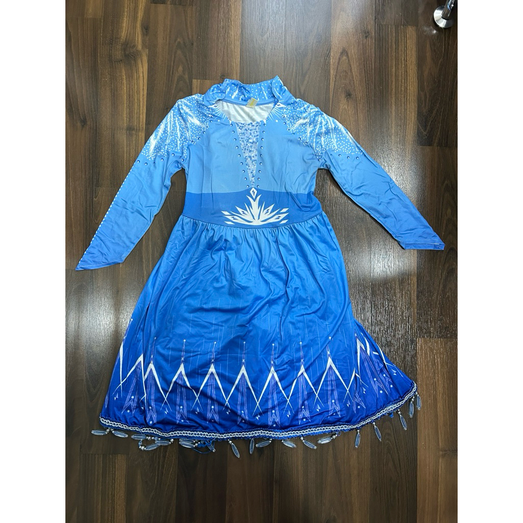 preloved dress elsa frozen anak perempuan
