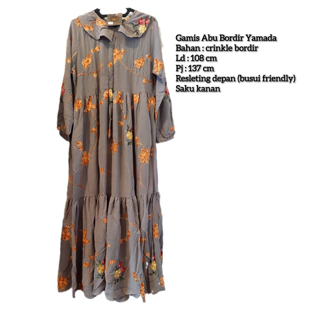 Gamis Abu Bordir Yamada