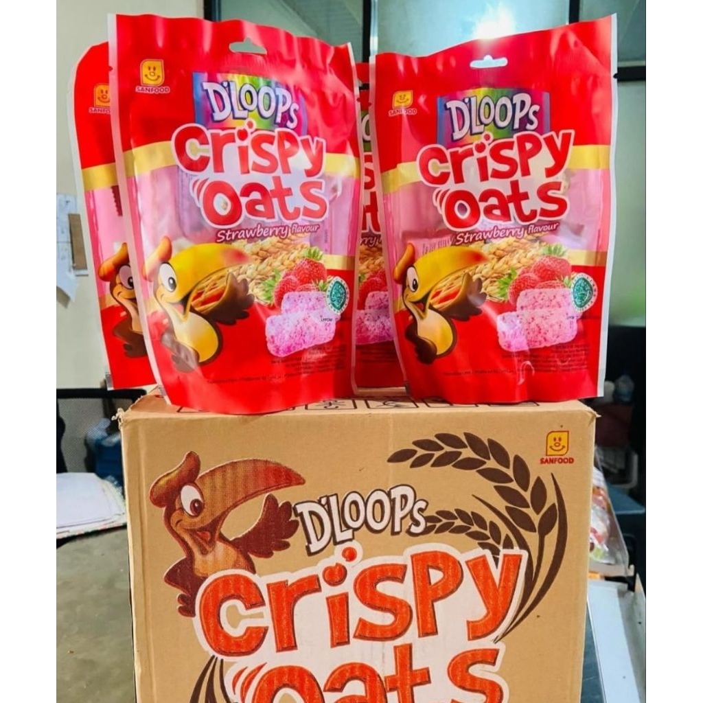 D'LOOPS CRISPY OATS STRAWBERRY