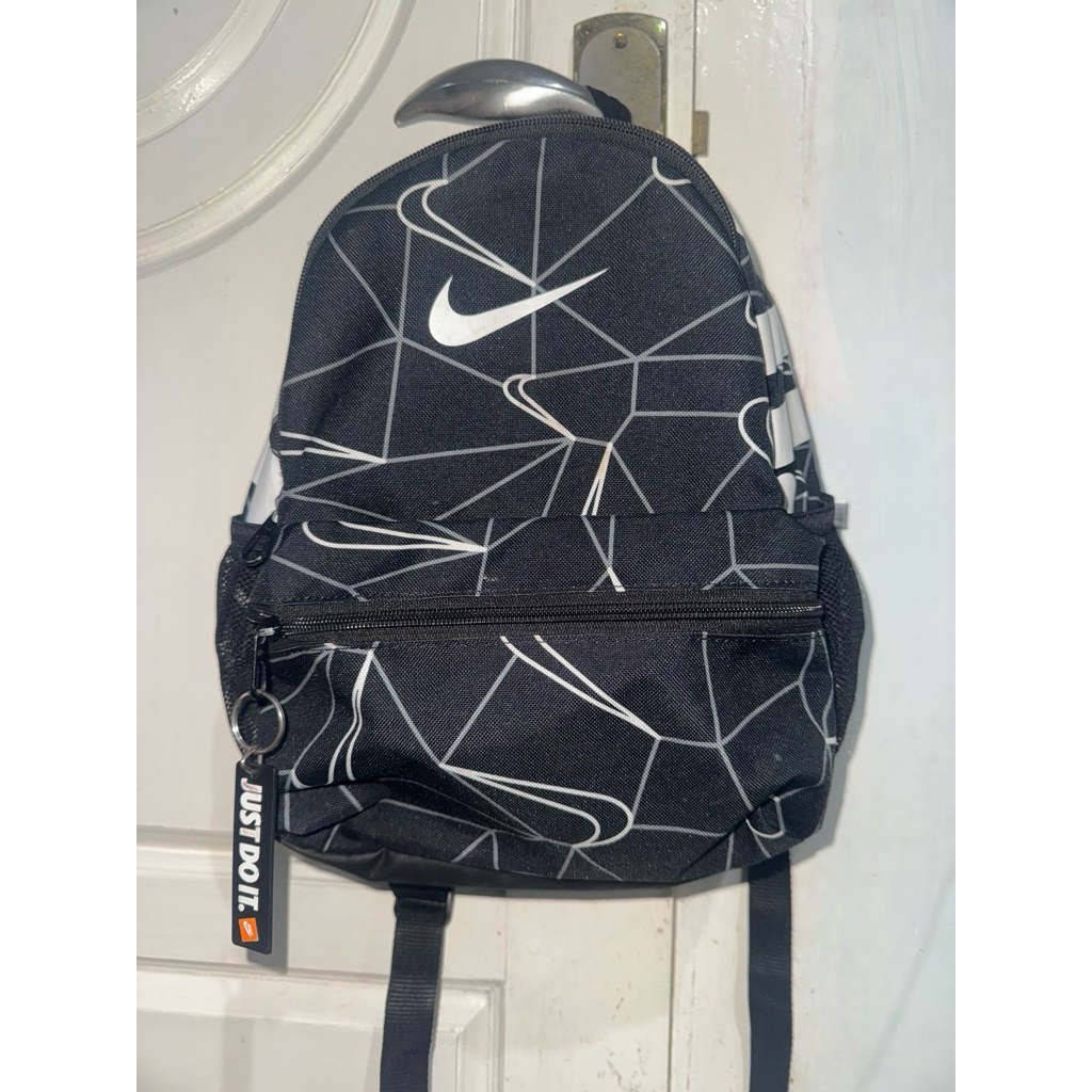 preloved Tas Ransel Anak Mini Nike Brasilia Kanvas Waterproof