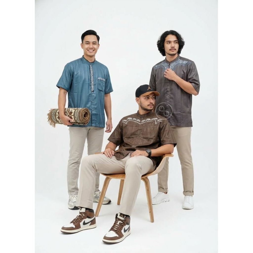 Koko Syamil Impor Lengan Pendek