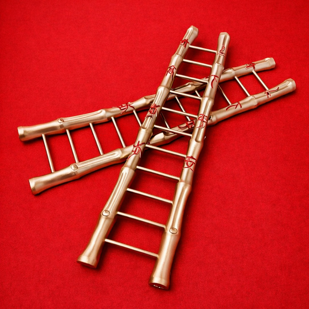 Imlek Tangga Bubugao Sheng Bambu FU Pot Dekorasi Florist Hiasan Imlek Dekorasi Hampers Imlek