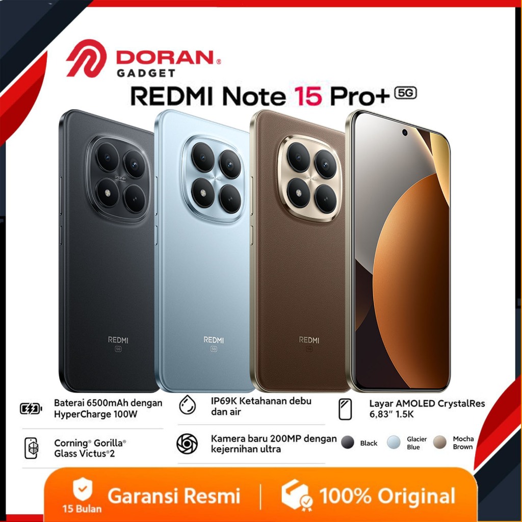 Xiaomi Redmi Note 15 Pro+ 5G 8/256GB | 12/512GB - Snapdragon 7s Gen 4 - CrystalRes AMOLED display