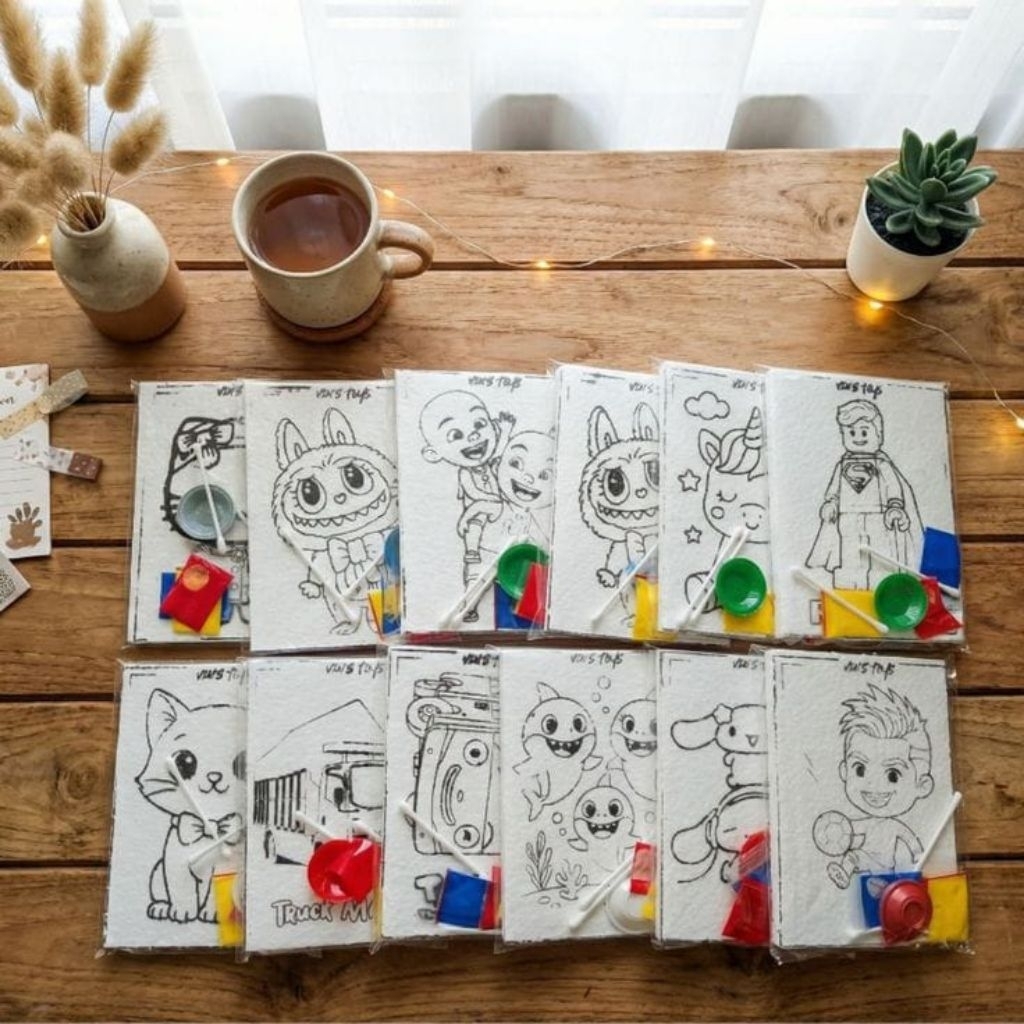 Mainan anak mewarnai styrofoam anak murah