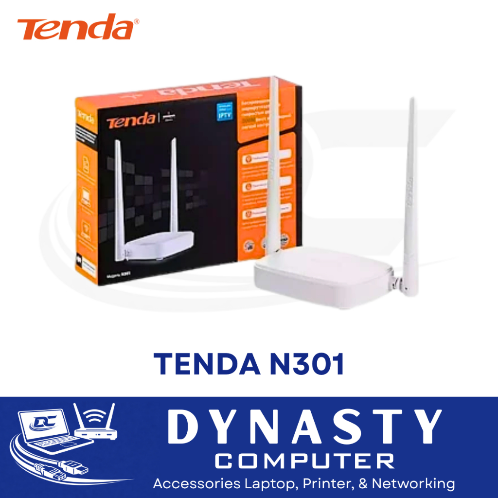 Tenda N301 Wireless Router N300 | Router Tenda N301