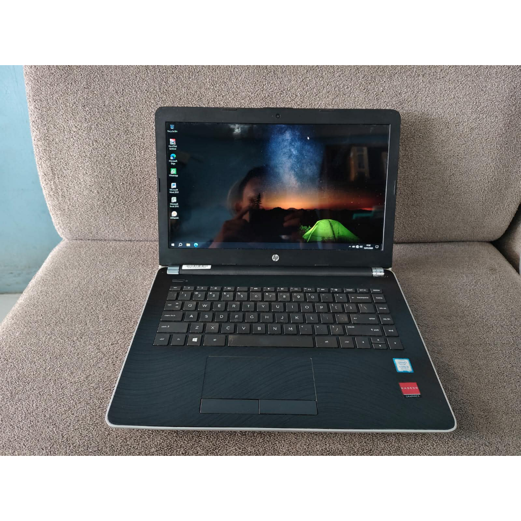 Laptop Game & Desain tipis'' HP 14 BS Core i5-8250u