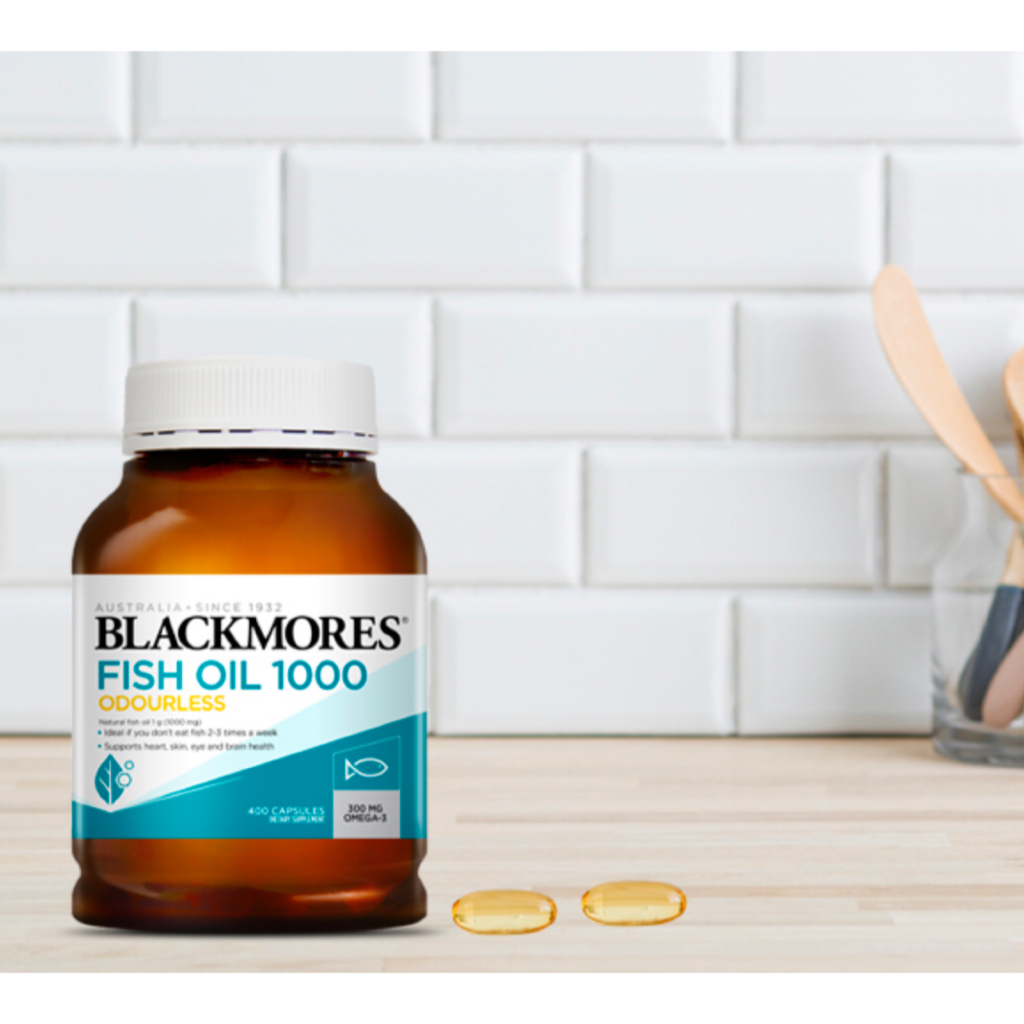 Blackmores Odourless Fish Oil 1000mg 400 capsules