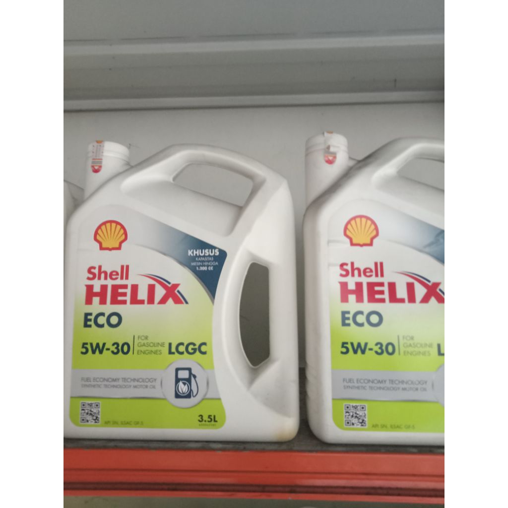 Oli Mobil Shell Helix Eco 5w30 3,5 Liter ( LCGC )