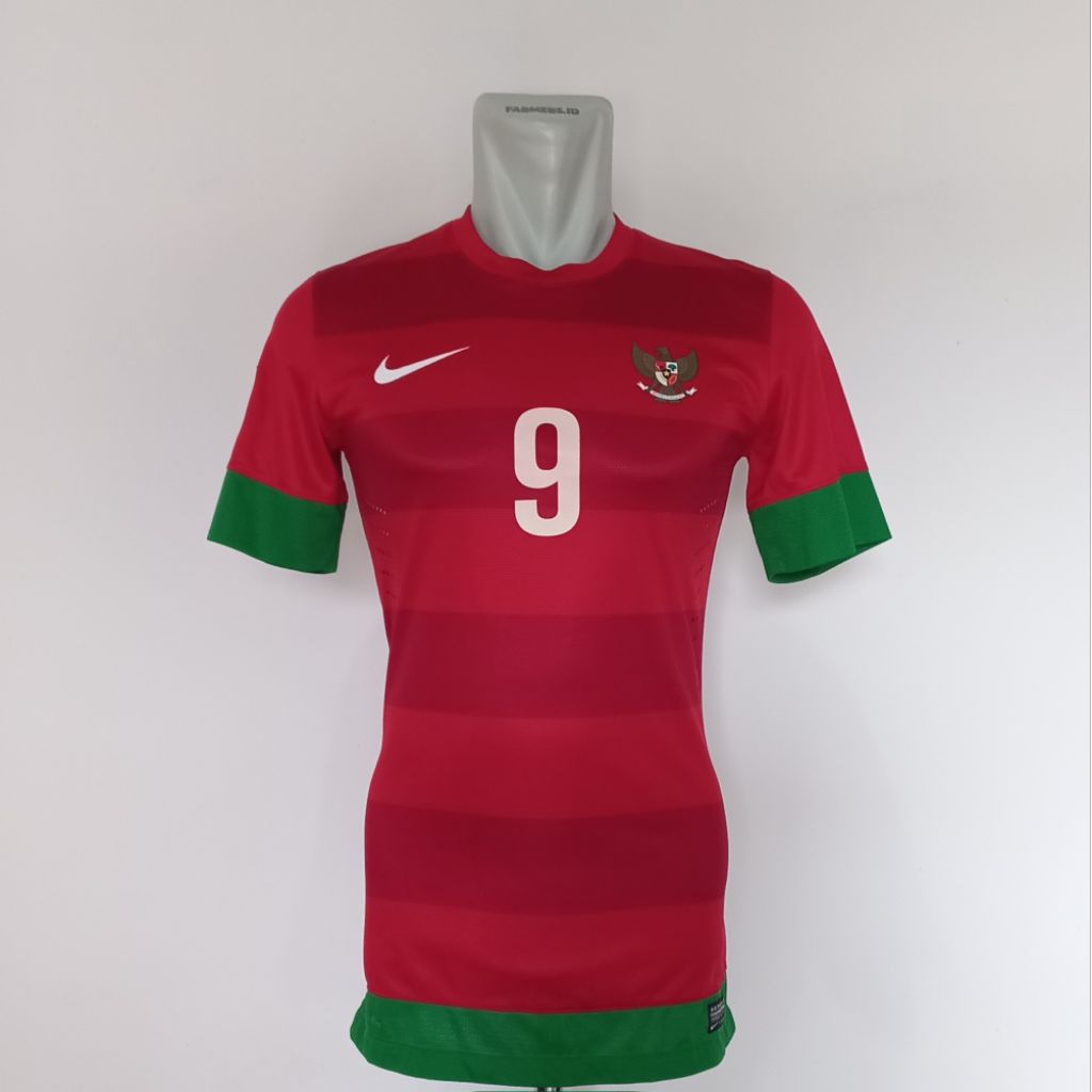 jersey match worn timnas indonesia 2012 samsul arif