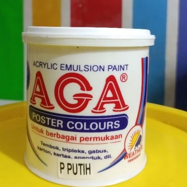 AGA ACRYLIC EMULSION PAINT P PUTIH 1 KG