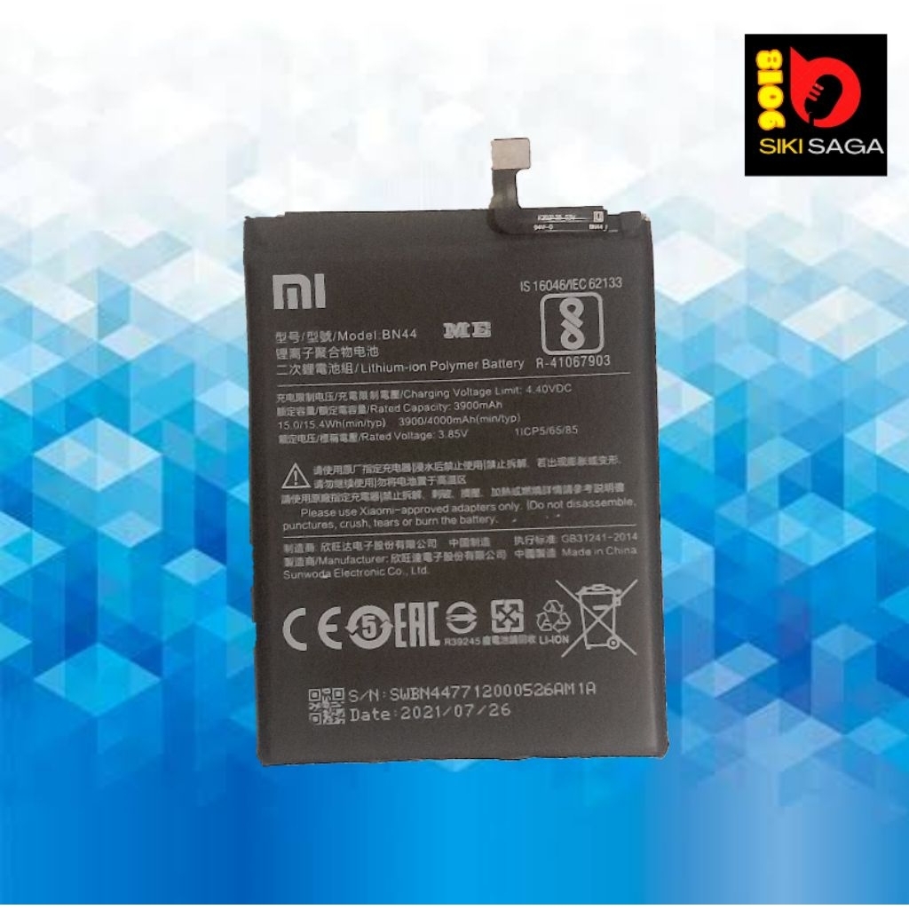 BATERAI XIAOMI BN44/ REDMI 5 PLUS SECOND