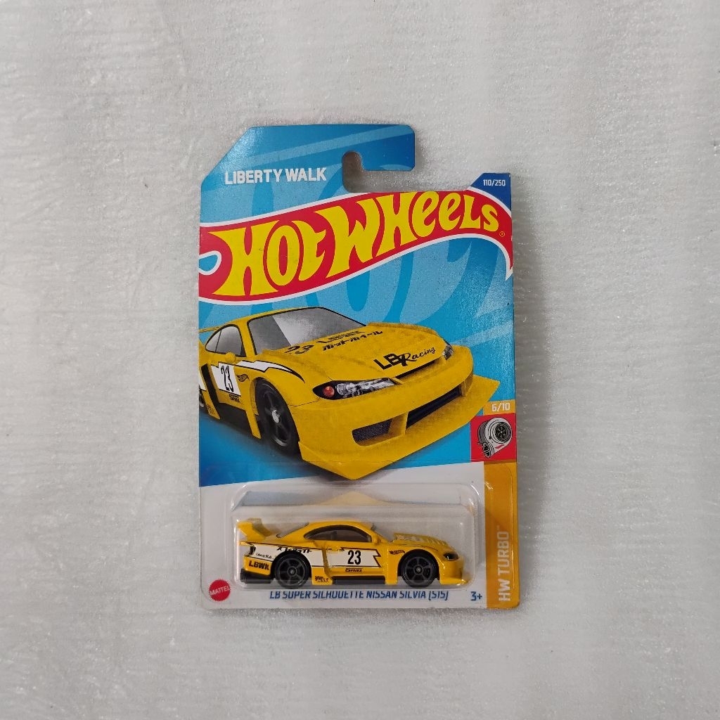 hot wheels lbwk super silhouette Nissan Silvia s15 kuning