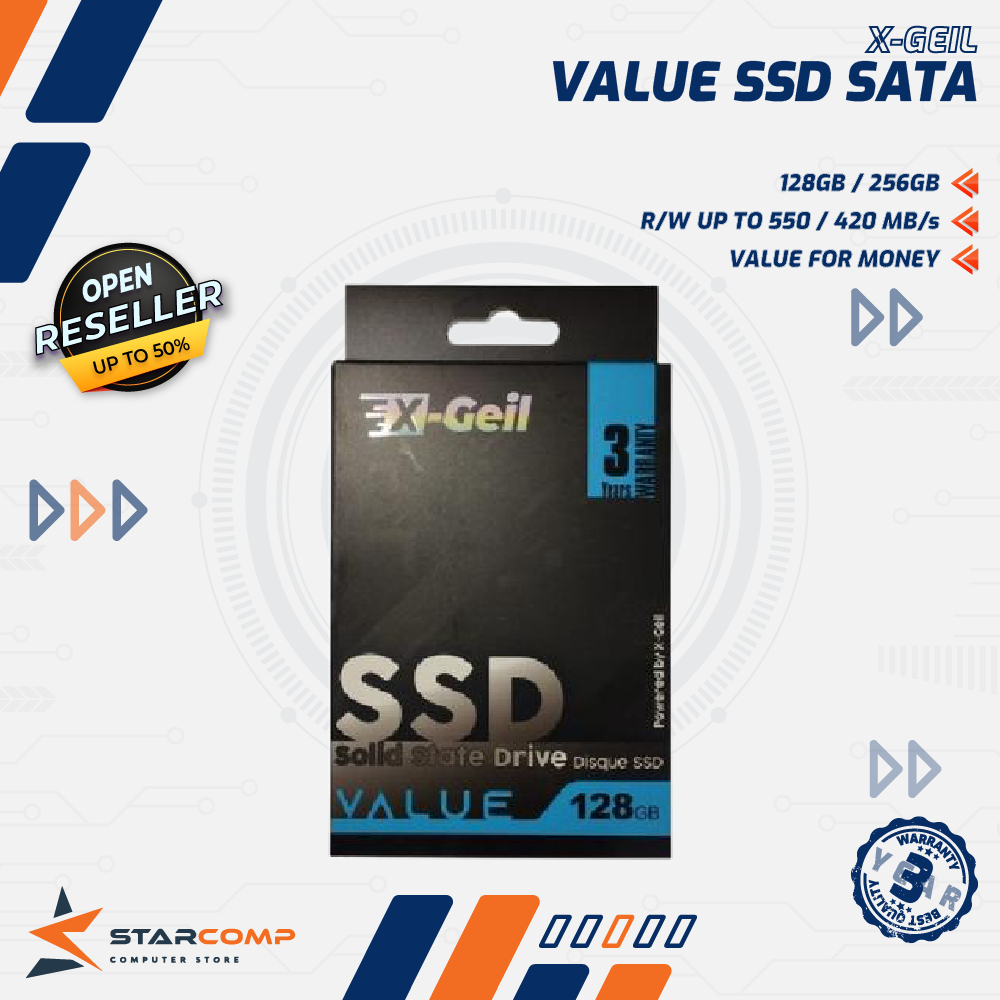 X-Geil Value SSD 128GB /  256GB  Sata III XGEIL