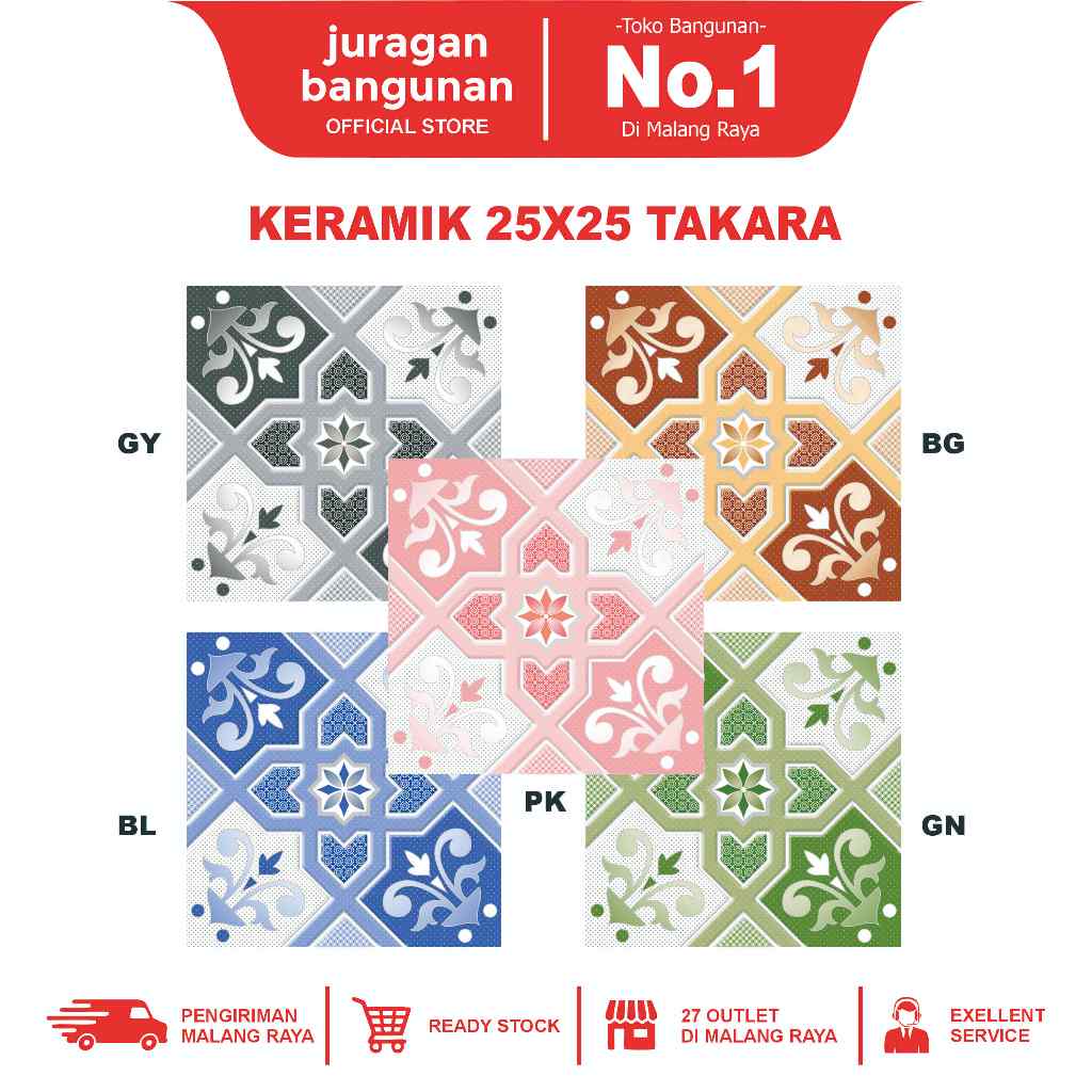 KERAMIK LANTAI 25x25 - KERAMIK KAMAR MANDI - KERAMIK KAMAR MANDI MALANG -KERAMIK MURAH MALANG