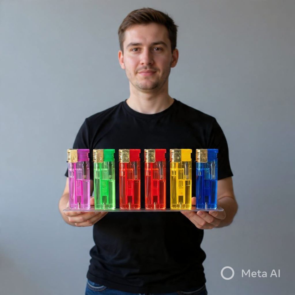 KOREK API BARA JUMBO  ZAKU RAINBOW