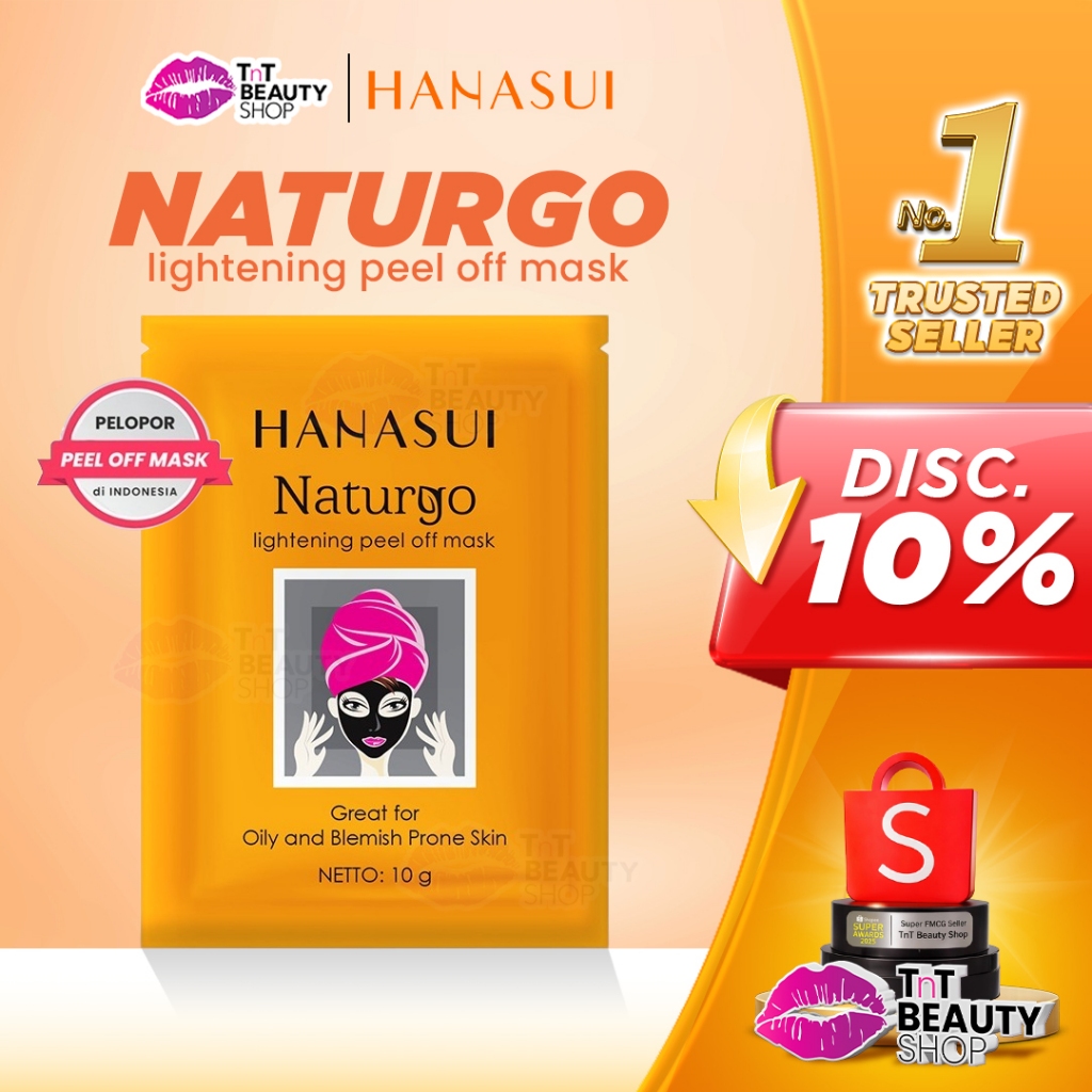 HANASUI Naturgo Peel Off Mask Black Sachet | Tnt beauty shop