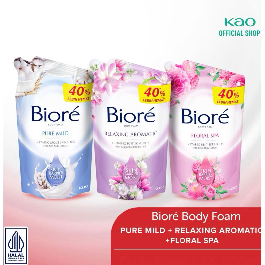 BIORE BODY WASH 800ML PROMO