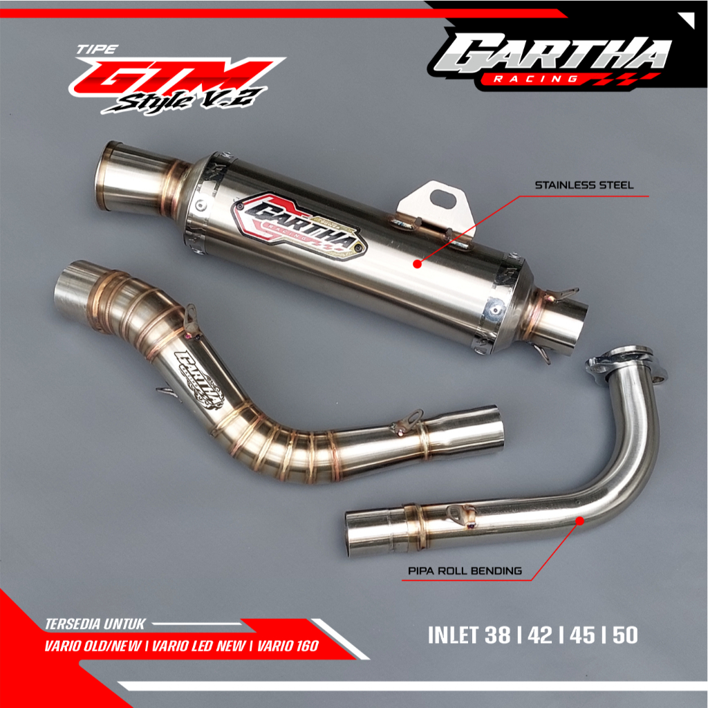 knalpot vario 125 new/ old Gartha Racing