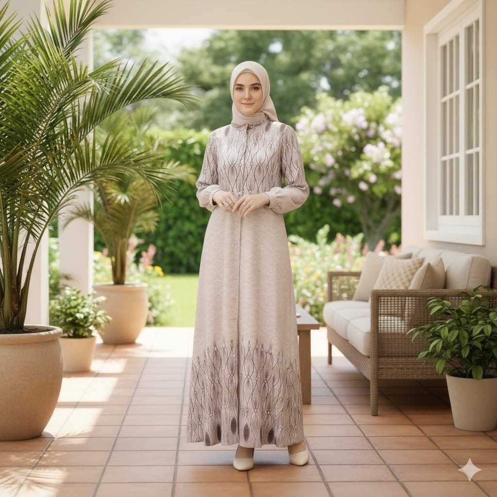 Gamis Dress Maxmara Luxury Gamis Lebaran Elegan Kondangan Wanita Muslim Bahan Nyaman Anti kusut