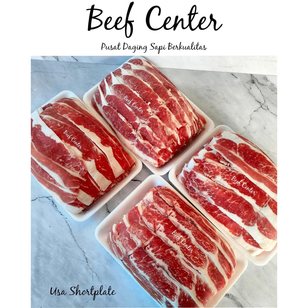 Usa Shortplate/ Beef Slice Shortplate / Daging Slice Premium