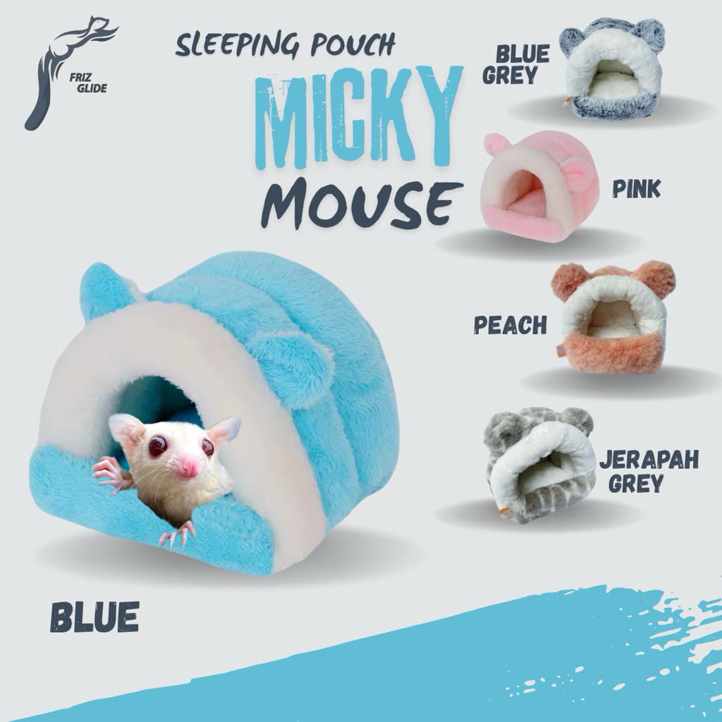 SLEEPING POUCH MICKY MOUSE JUMBO SUGAR GLIDER TUPAI TERBANG