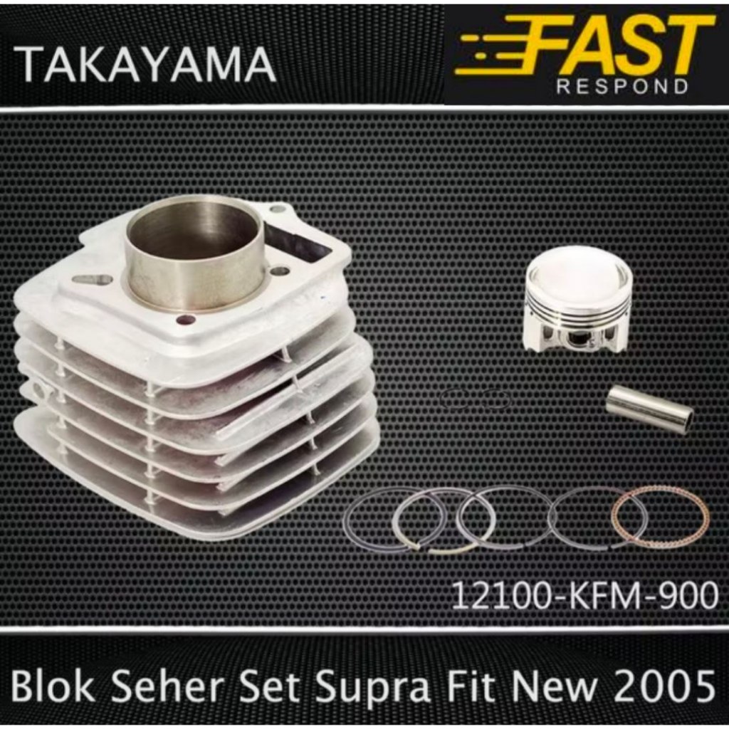 Blok Assy Supra Fit New, Legenda, Revo Lama BARU Asli Takayama