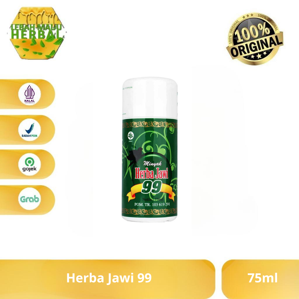 HERBA JAWI 99 - Minyak Herbal But But Herba Jawi 99 75ml